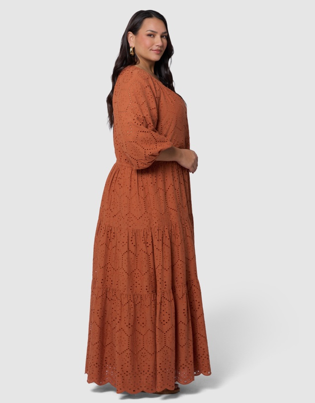 Something 4 Olivia - Giselle Broderie Maxi Dress