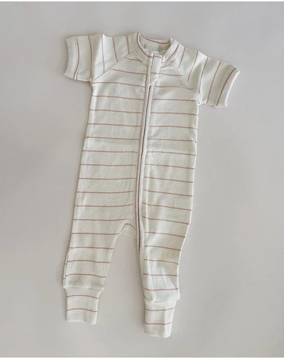 Susukoshi - Zip Suit Short Sleeves With Pants