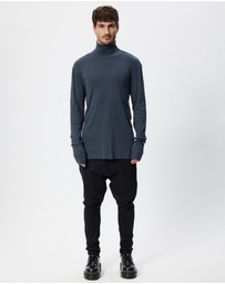 Surrounded By Ghosts - The Atacamite Slim Rib Knit Turtle Neck T-Shirt