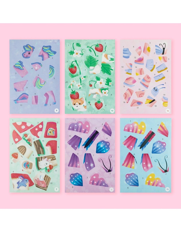 Tiger Tribe - Sticker By Numbers - Magical Garden