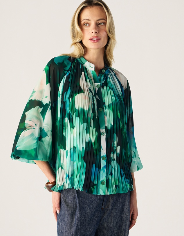 MOS The Label - Verdant Print Blouse