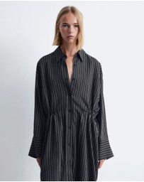 & Other Stories - Oversized Mini Shirt Dress
