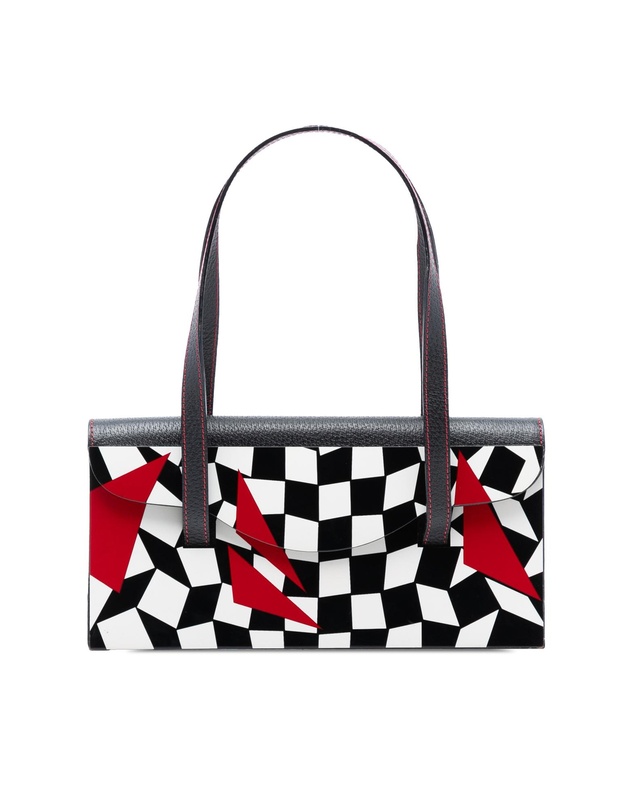 Pre-Loved by Azura Reborn - Pre-Loved Pigskin Plexiglass Geometric Shoulder Bag