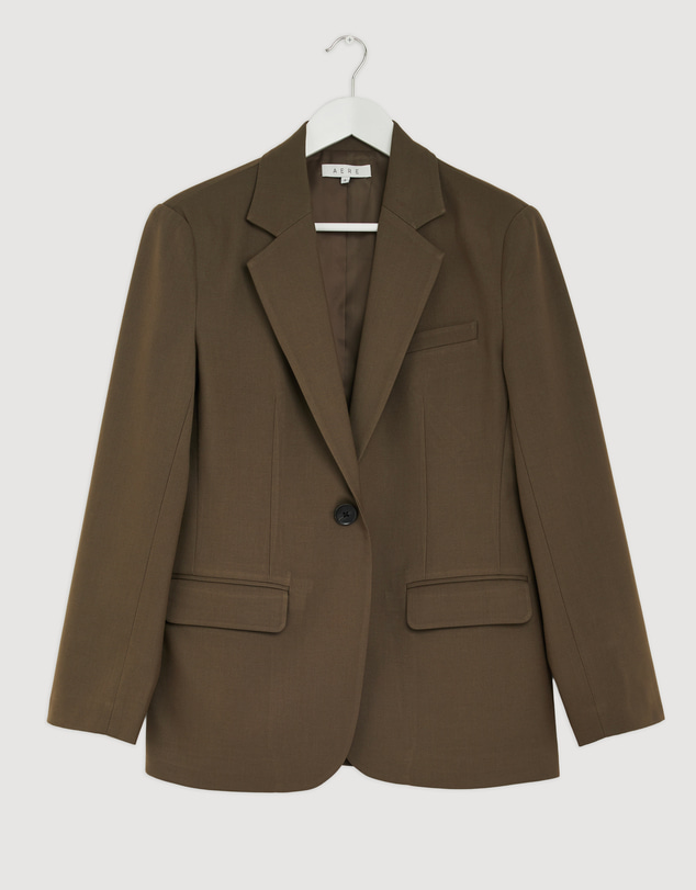 Revibe - Repaired AERE Alda Oversized Tailoring Blazer - Brand Sizing-8