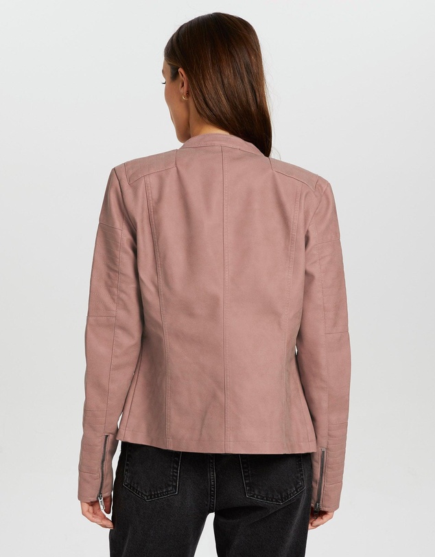 ONLY - Ava Faux Leather Biker Jacket