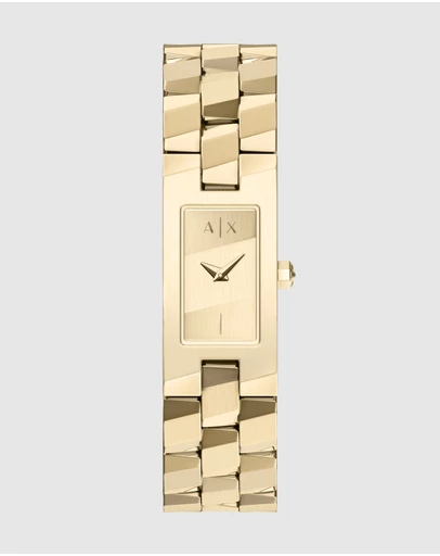 Armani Exchange - Gold Tone Analogue Watch