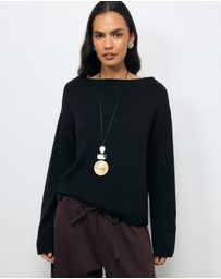 AERE - Nika Cotton Cashmere Knit Jumper