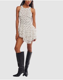 Free People - Raven Printed Mini Dress