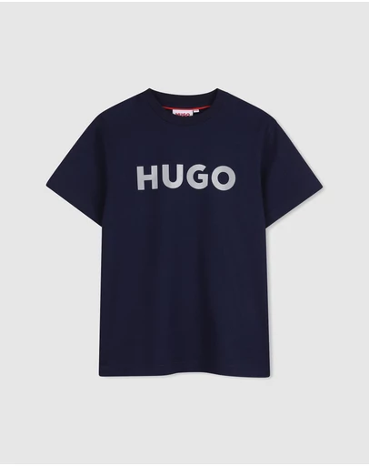HUGO - Logo Short Sleeve T-Shirt - Kids-Teens