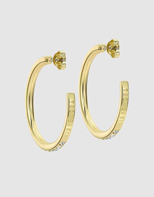 Ted Baker - CLANCI: Medium Crystal Hoop Earrings