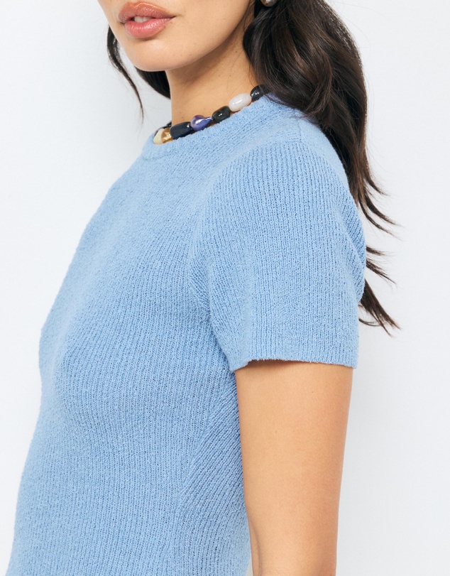 AERE - Vea Organic Cotton Textured Knit Tee