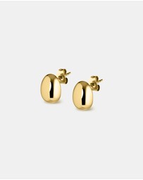 CENDRE - Bean Earrings 14K Gold