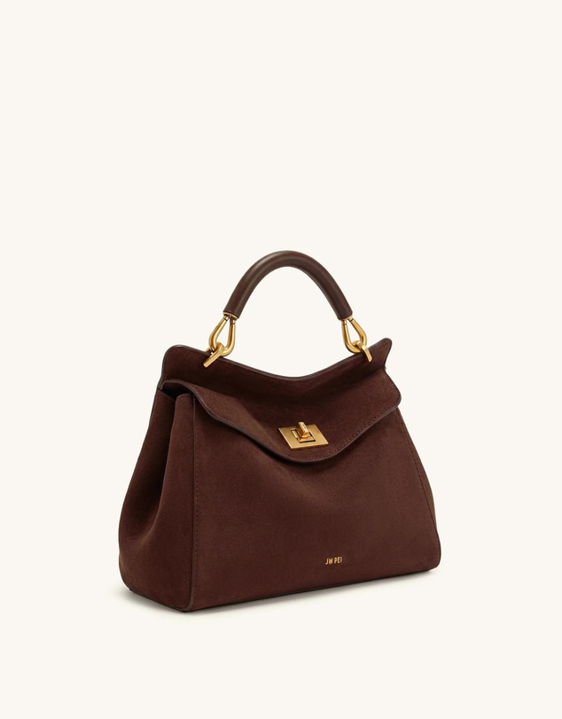 JW PEI - Lucia Classic Faux Suede Top Handle Bag