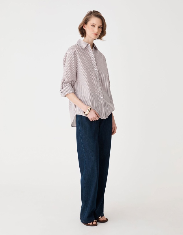 Forcast - Samara 2 Cotton Striped Shirt