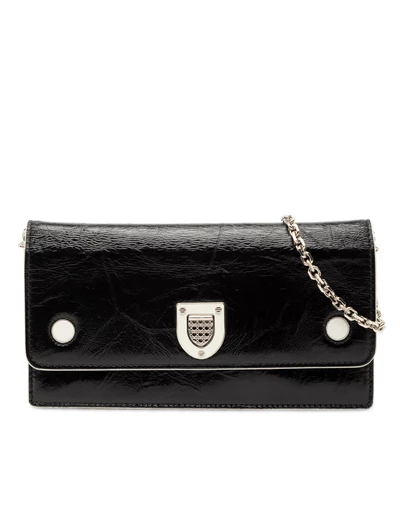 Pre-Loved by Azura Reborn - Pre-Loved Patent Diorever Croisiere Wallet on Chain