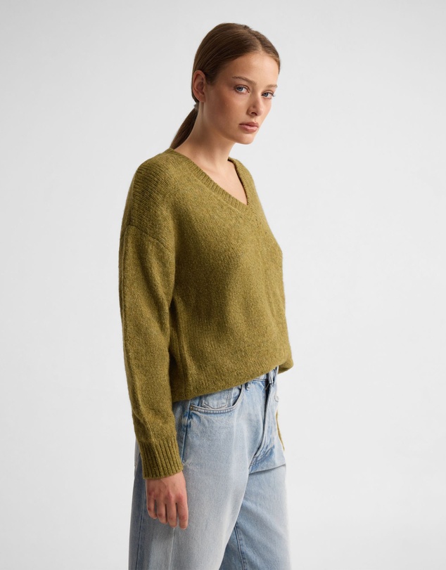 Oxford - Bridgette Alpaca Blend V-Neck