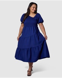 Something 4 Olivia - Miley Asymmetric Midi Dress