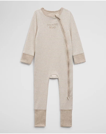 Country Road - Stripe Rib Jumpsuit
