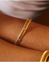 Luv Aj - The Georgia Ridged Bangle