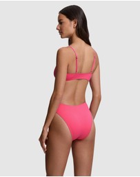 Polo Ralph Lauren - Kennedy High Leg Scoop Waist Bikini Bottom