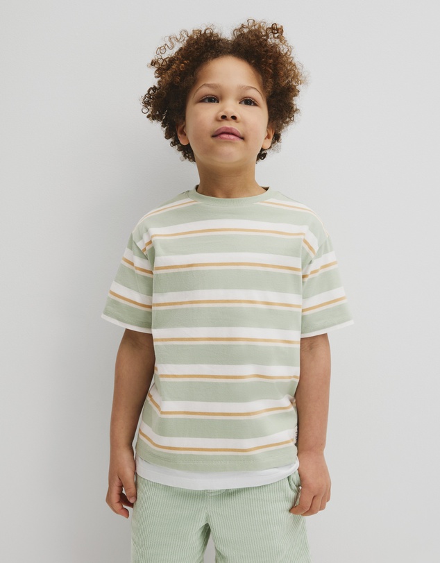 Country Road - Oversized Stripe Short Sleeve T-shirt