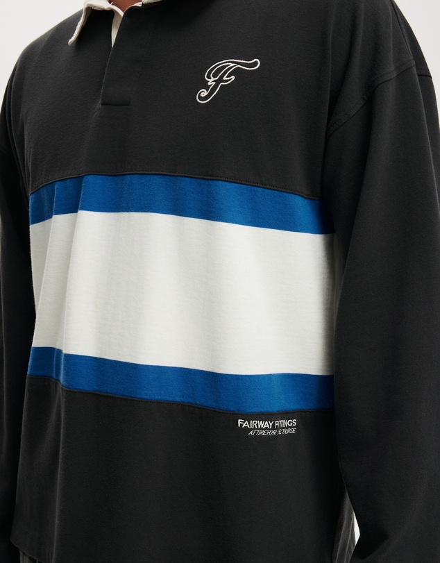 Cotton On - Box Fit Rugby Polo