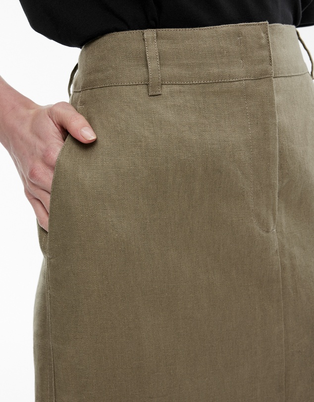 Witchery - Linen Tailored Maxi Skirt