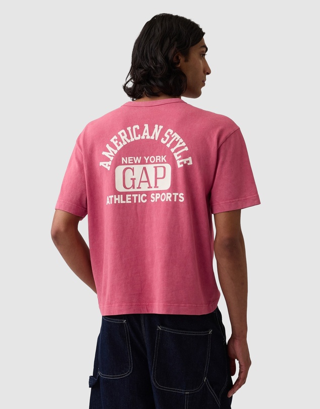 GAP - JPN IE Archive Logo Cropped Tee