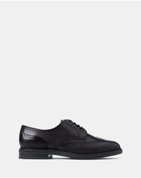 Polo Ralph Lauren - Asher Leather Wingtip Shoes - Men's