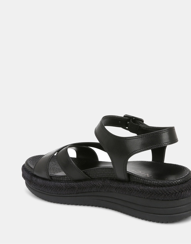 Vionic - Mar Platform Sandal - Black Leather