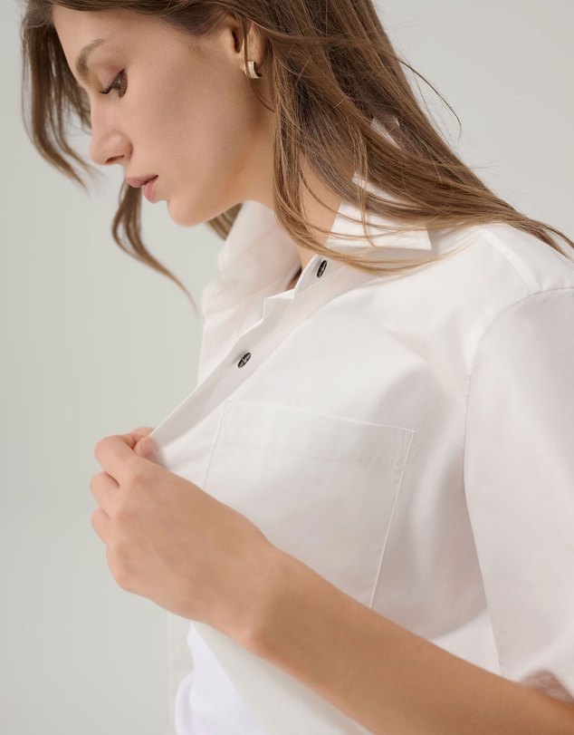 IDA+S - Claire Cotton Button Down Top