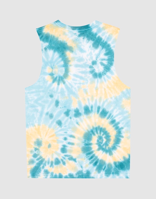 Santa Cruz - Malba Crash Dot Mono Front Muscle Top - Teens