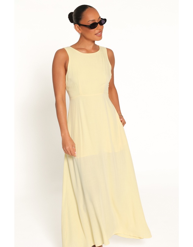 Petal & Pup - Kerrin Midi Dress - Butter Yellow