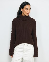 AERE - Rhei Organic Cotton Wool Cable Jumper