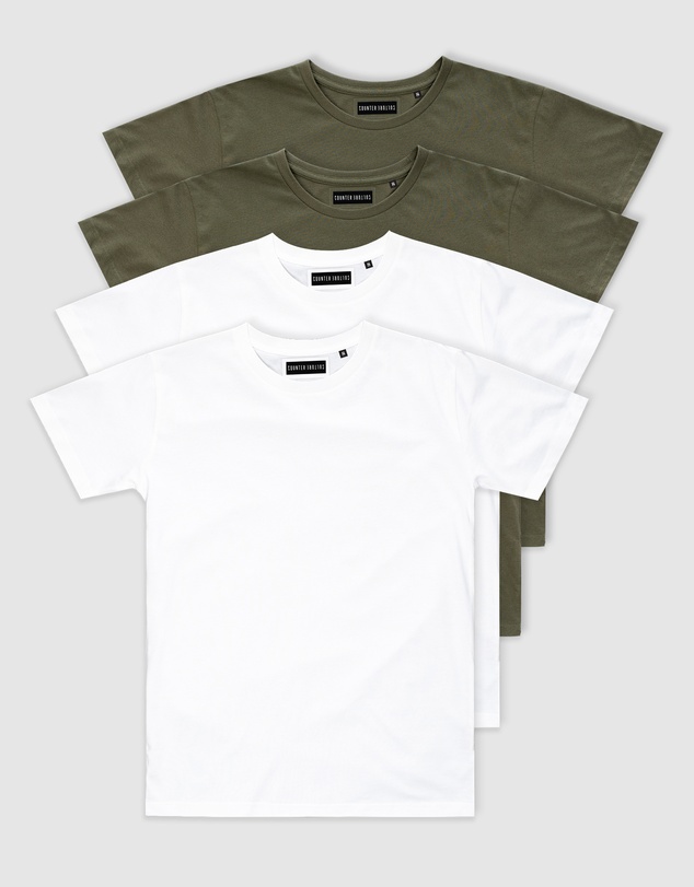 Counter Culture - 4-Pack Absent Tee - Youth