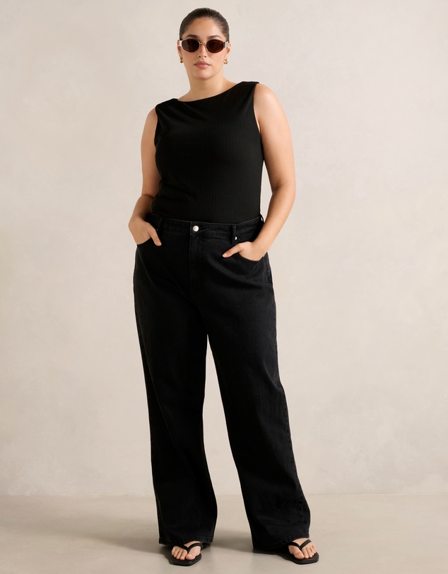 Forever New Curve - Frankie Curve Boat Neck Tank Top