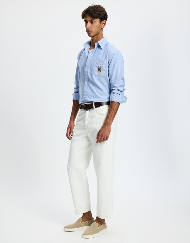 Polo Ralph Lauren - Custom Fit Dog-Embroidered Oxford Shirt