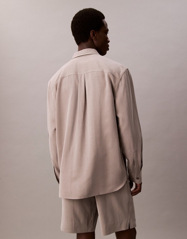 Calvin Klein - Lyocell Relaxed Button-Down Shirt