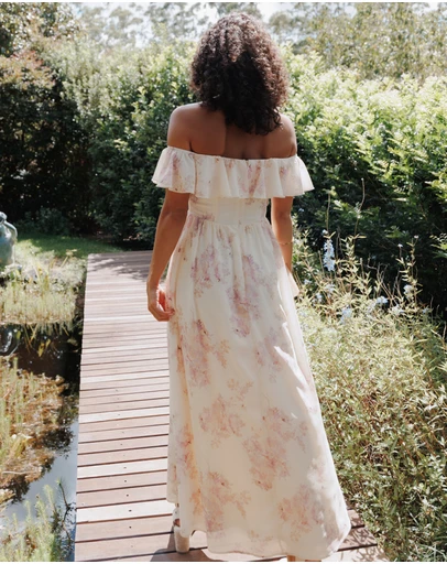 Petal & Pup - Jemira Maxi Dress - Lavender Floral