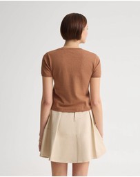 Oxford - Olivia Crop Cashmere Knit