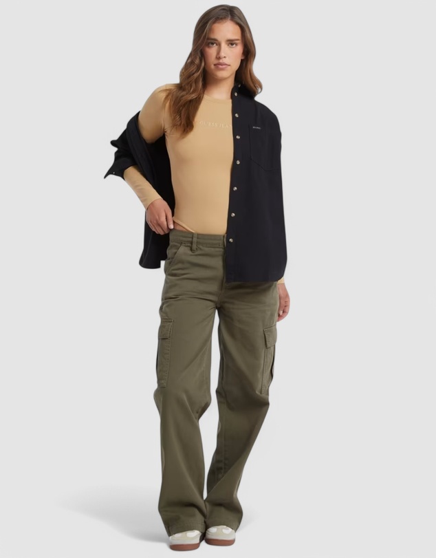 GUESS Jeans - GUESS JEANS Long Sleeve Bodysuit