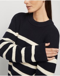 FRIEND of AUDREY - Cotton Striped Knit