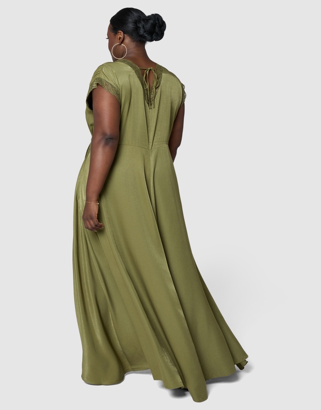 Sunday In The City - Rocked Maxi Dress