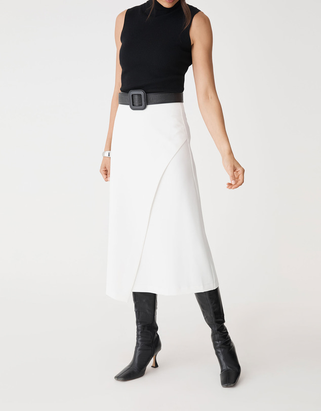 Forcast - Jennifer ALine Faux Wrap Skirt