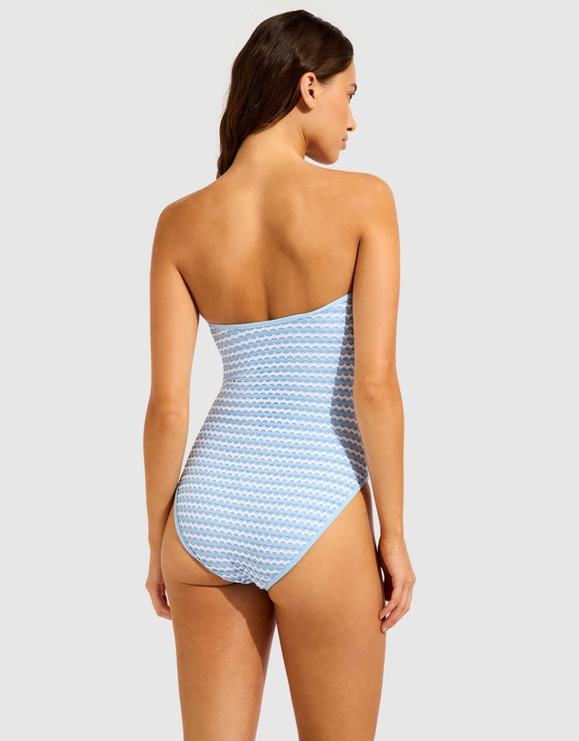 Seafolly - Mesh Effect DD Bandeau One Piece Swimsuit