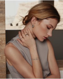 Ania Haie - Ania Haie Silver Sparkling Tiny Shield Bracelet