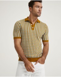 Oxford - Louis Jacquard Knitted Polo