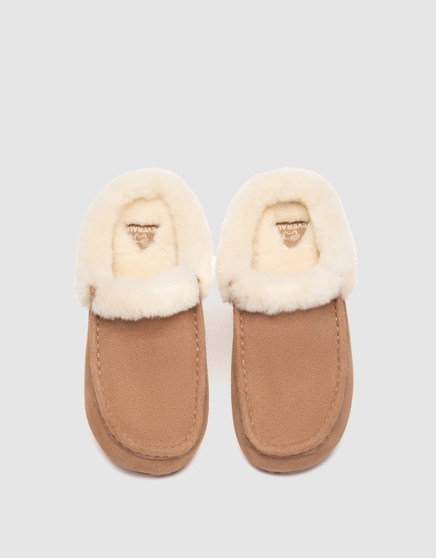 EVERAU - EverAU Ugg Creago Cow Suede Upper Loafer Oxfords Flats