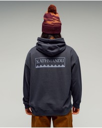 Kathmandu - Heritage Logo Slouchy Brushed Hoodie