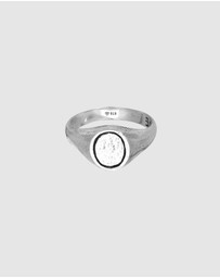 Haze & Glory - ICONIC EXCLUSIVE - Ring Signet Ring Everyday in 925 Sterling Silver